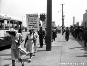 1942 Ford Rouge Plant Employment Office Demonstration